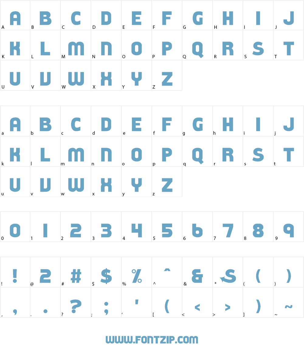 Eat Fresh Font Character